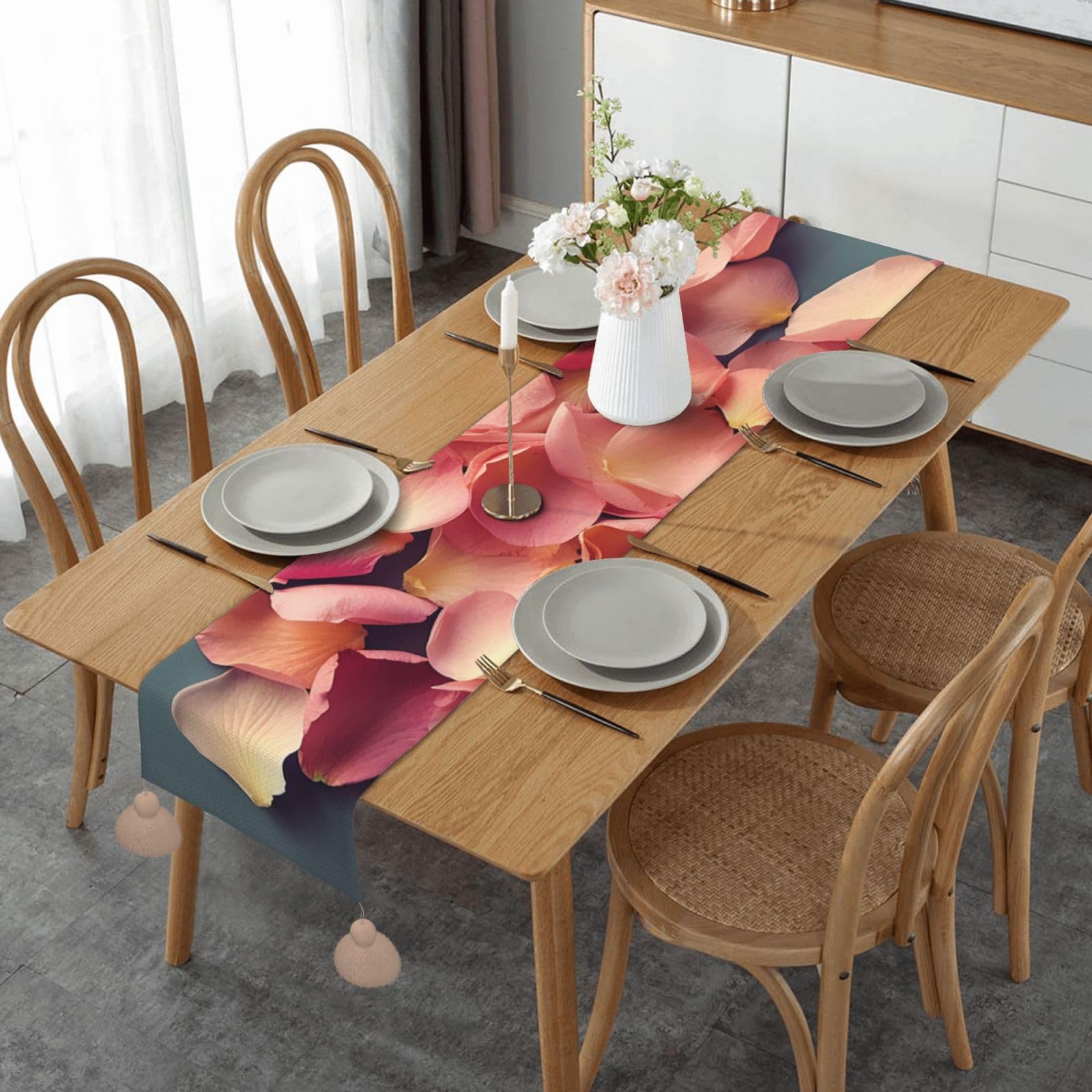 Chemin de table de ferme texturé pour sublimer vos fêtes