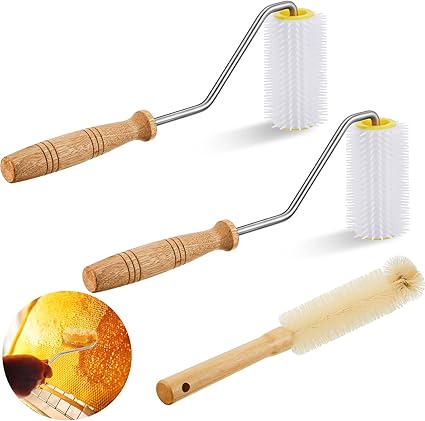 Amazon.com : 3 Pcs Honey Extractor Uncapping Needle Roller Beekeeping ...