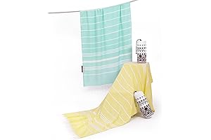 Sand Cloud Original Turkish Beach Towel, Set of 2 Oversized XL, Sand...