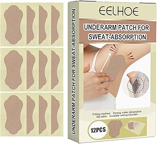 suor para axila | Adesivos suor para axilas – Adesivos suor para controle hidrose e suor, proteção axila sem suor, protetores sociais para mulheres e homens Greatideal