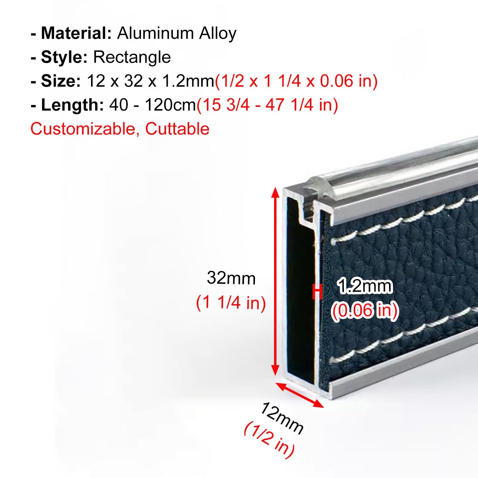 Wieszak na ubrania ze stopu aluminium 90 cm drążek do szafy na spacer prostokątny wiszący organizer z 2 uchwytami i uchwytami Trwałe rozwiązanie do przechowywania odzieży