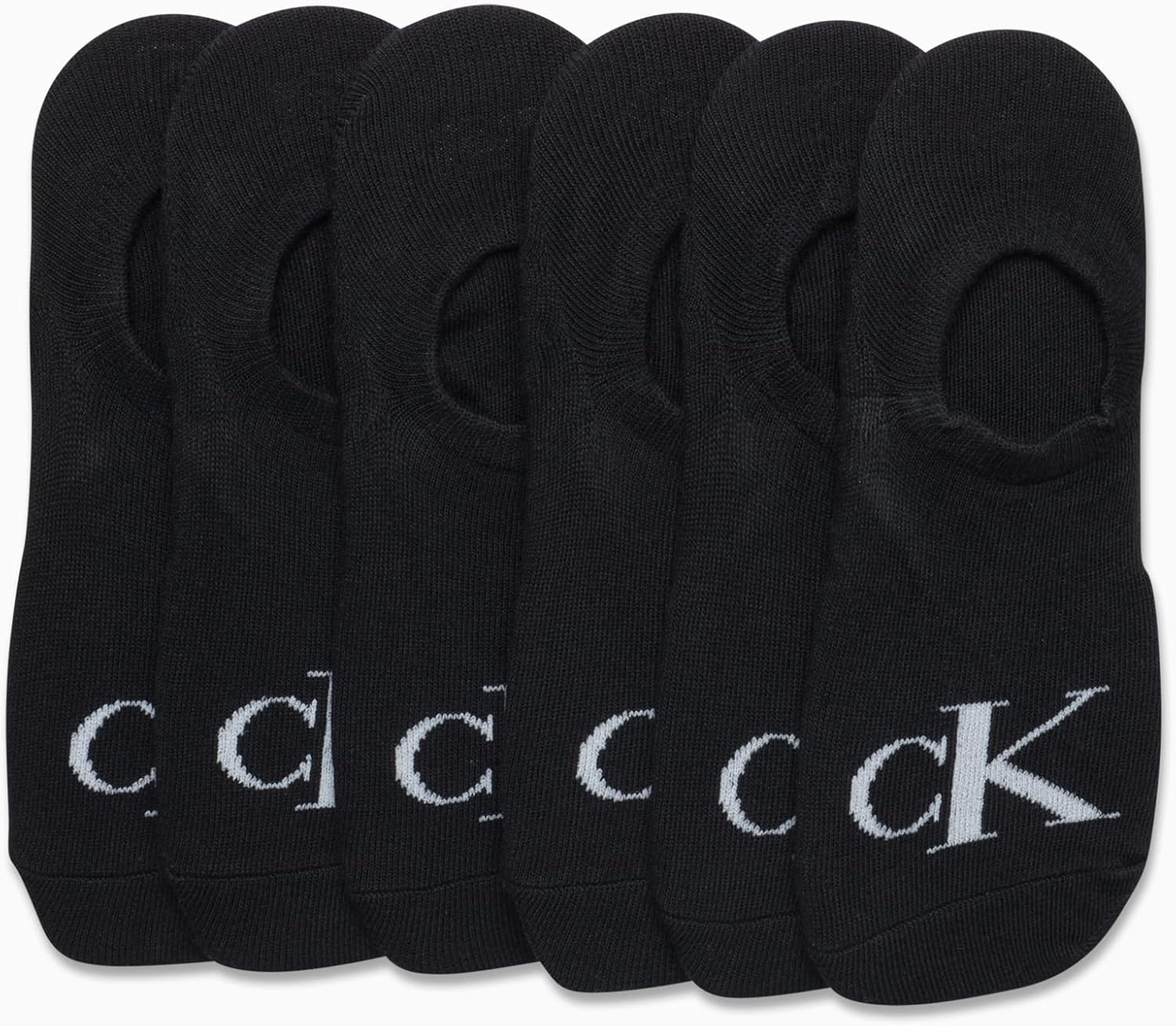 Calvin Klein Womens No Show Socks - 6 Pack Lightweight Cotton Blend Invisible No Slip Sneaker Liners Athletic Socks for Women - Image 3