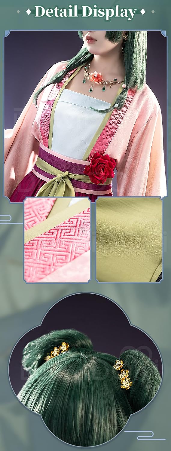 KIRA KIRA Maomao Cosplay Costume Doki-SR Anime The Garden Party Hanfu Dress Cute Halloween Costume