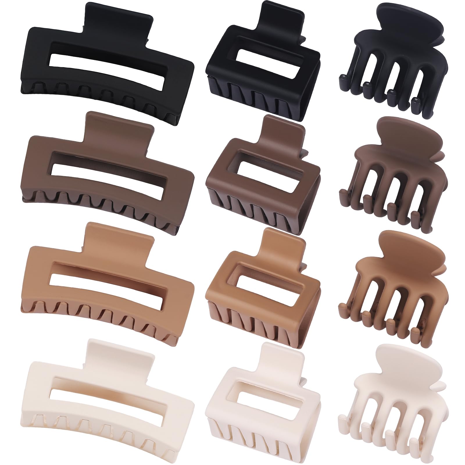 Cute Claw Clips for Women - 12 Pack -2