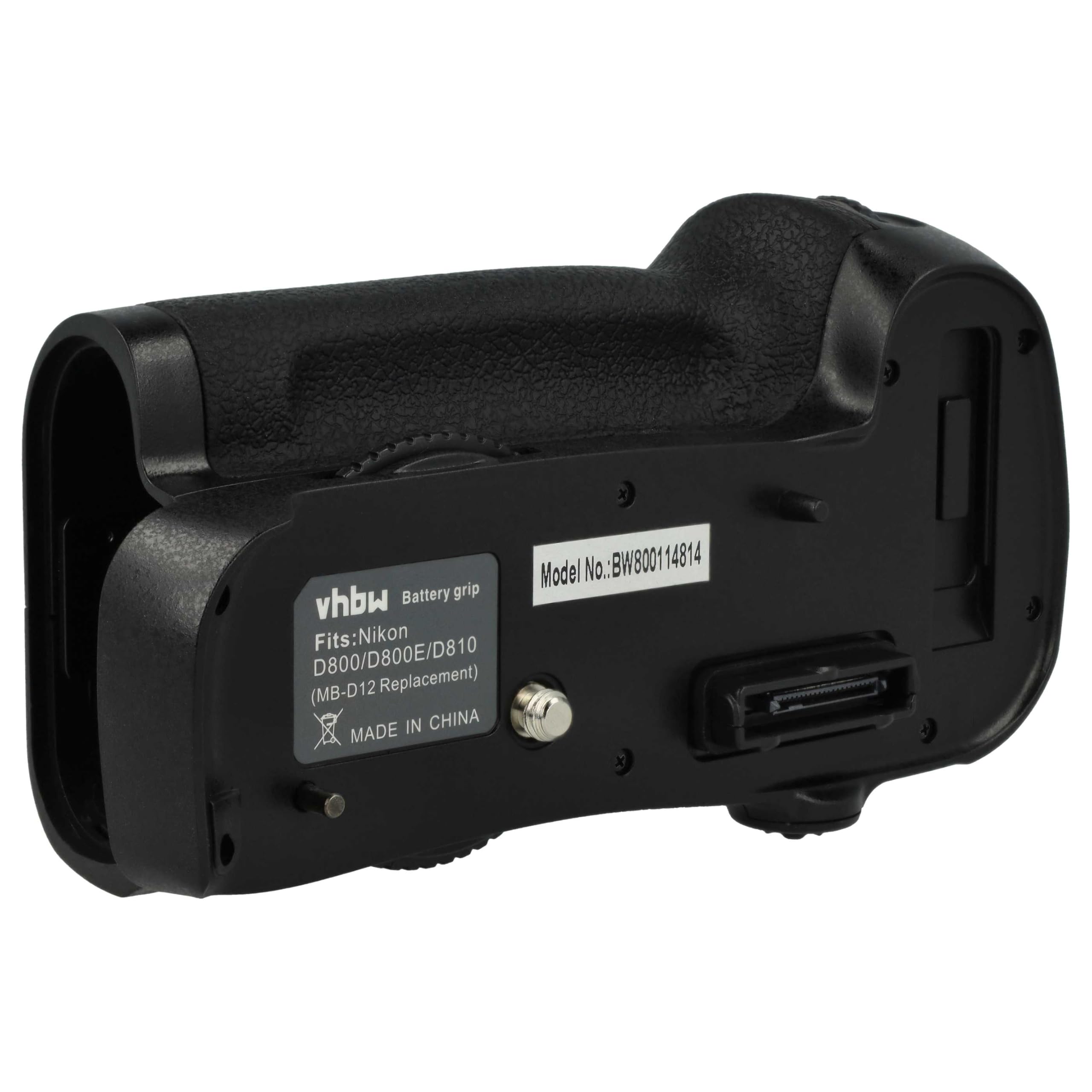 Poignée Alimentation DSTE MB-D12 Pour Nikon D800/D800E - Compatible Batterie Li-ion Ou 8xAA