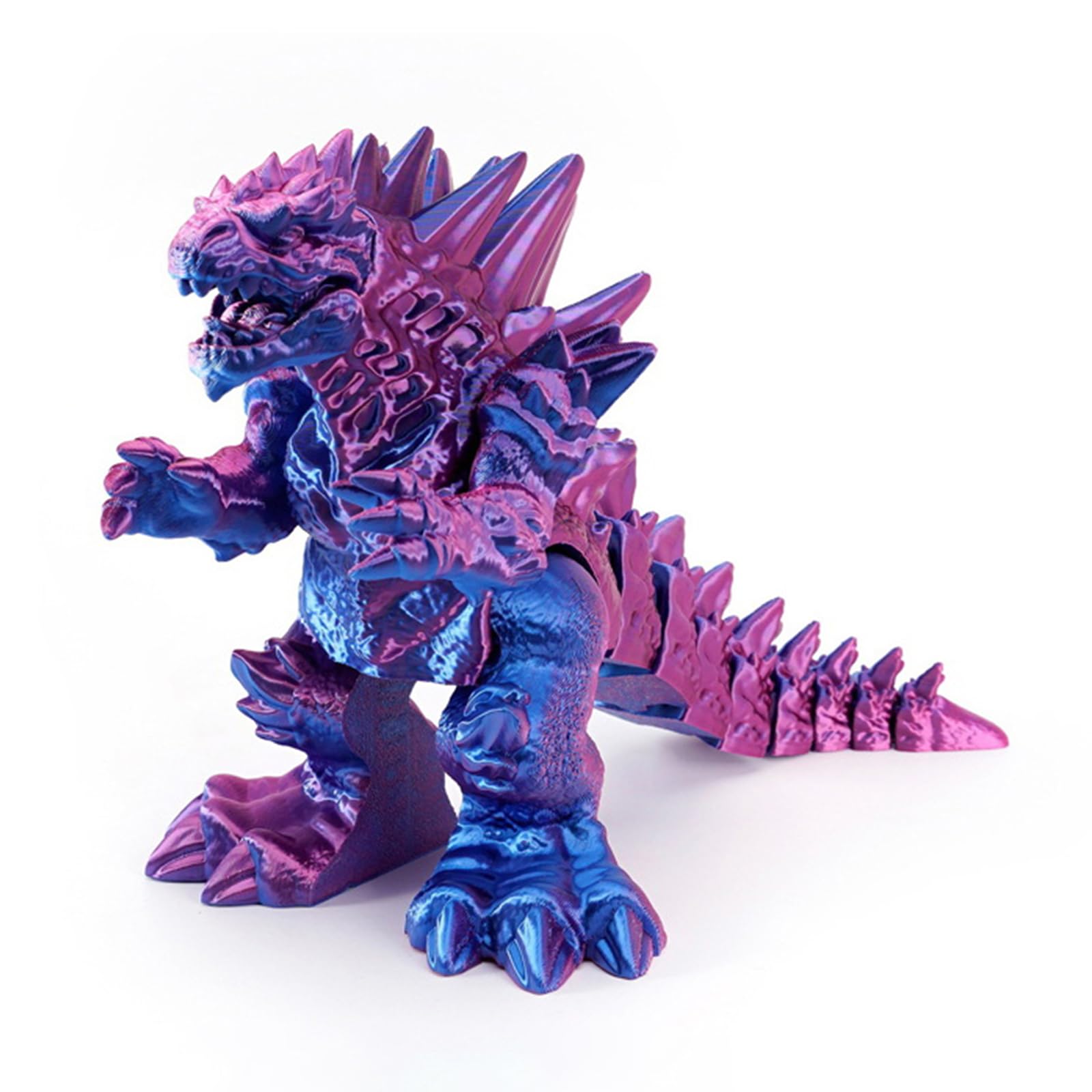 3D Printed Dinosaur Figures With Articulated Bones, Flexible Joints Fidget Dinosaur Toy, 3D-Printed Animals for Home Office Decor Adults Stress Reliefs