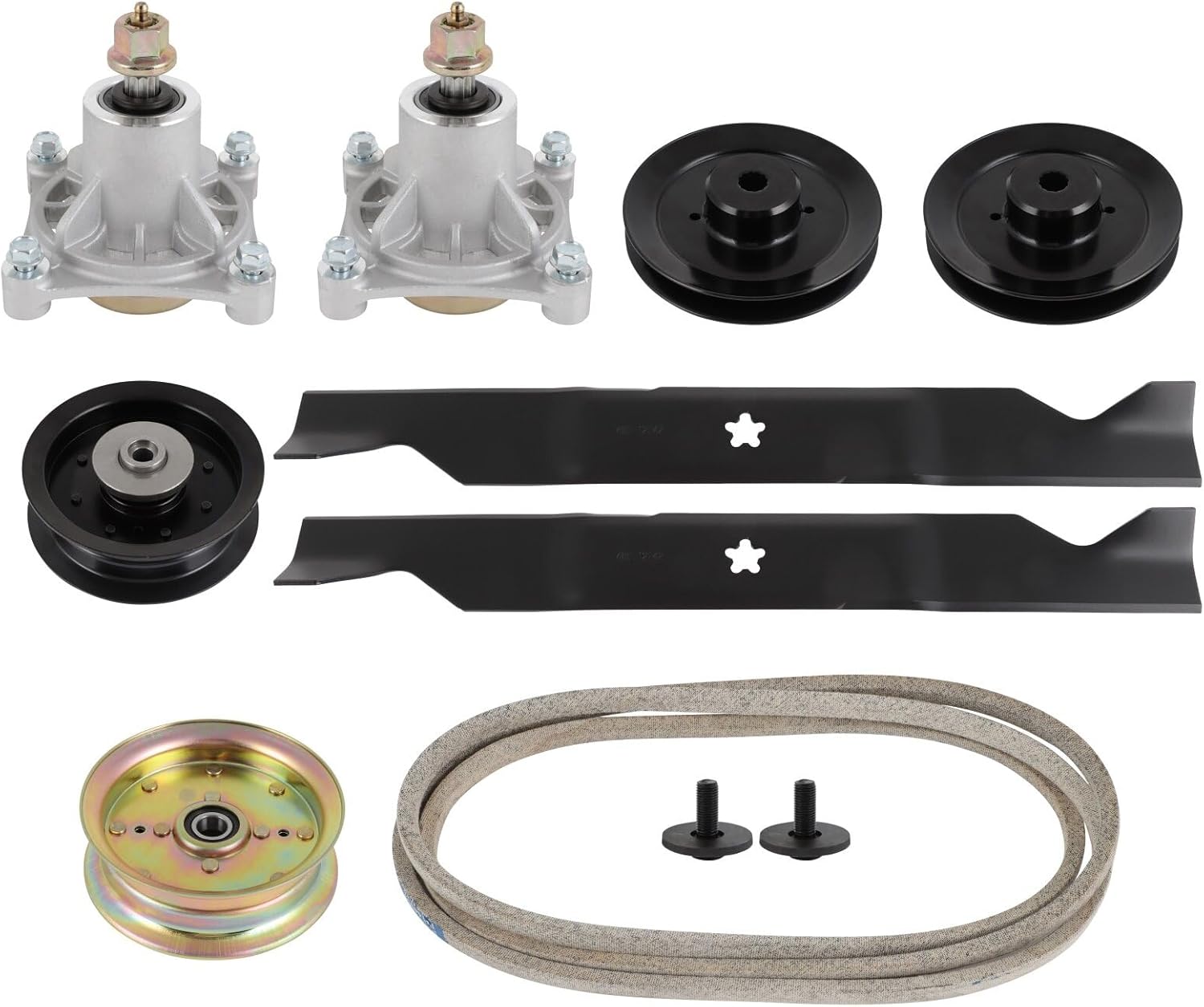 ECCPP Lawn Mower Deck Parts Rebuild Kit 46" Deck Rebuild Kit Compatible for Husqvarna 46" RZ4623 HUSQVARNA YTS4000, 54" Deck Rebuild Kit Cub Cadet