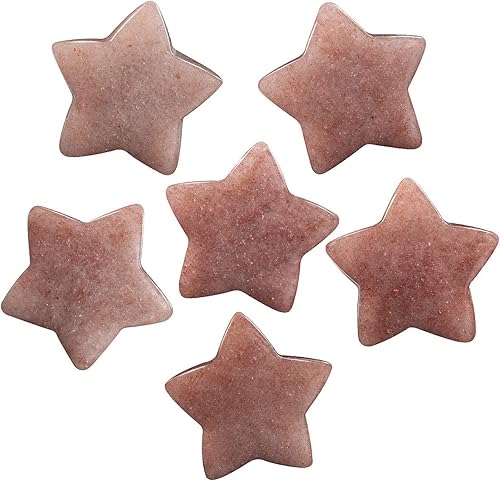 Miniatura 8 de Rockcloud - Juego de 4 cristales curativos en forma de estrella, piedras de bolsillo talladas a mano, decoración del hogar, obsidiana negra