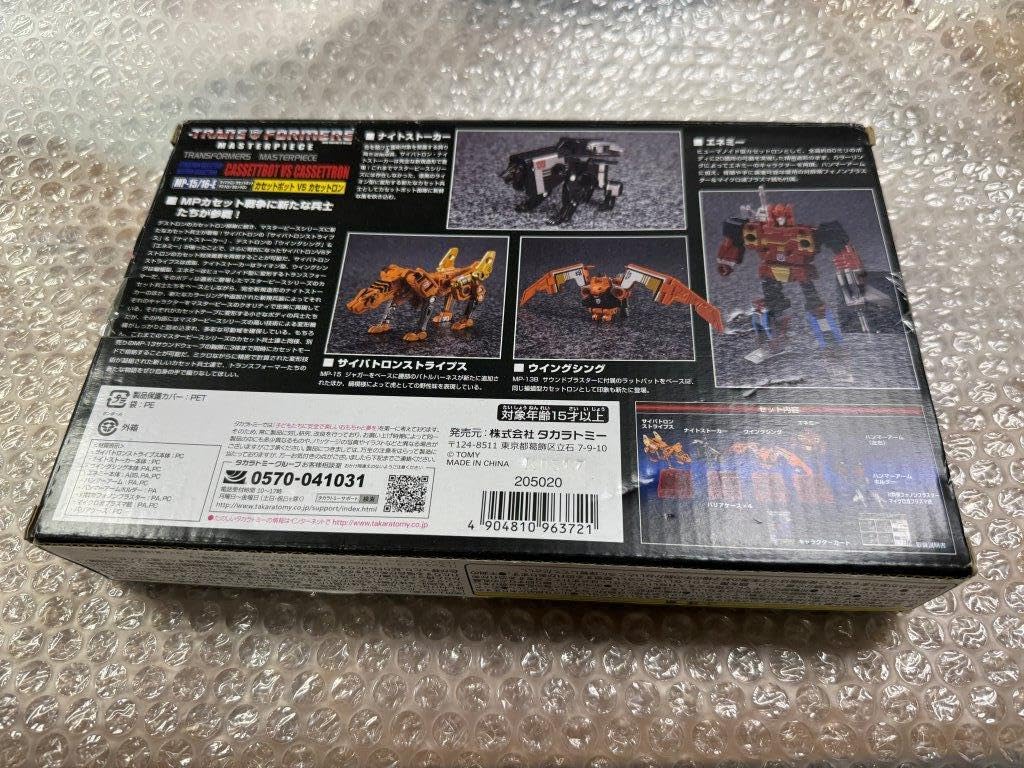 未開封 トランスフォーマー MP15/16-E カセットボットVSカセットロン MP-15/16-E カセットボット VS カセットロン（タカラトミー