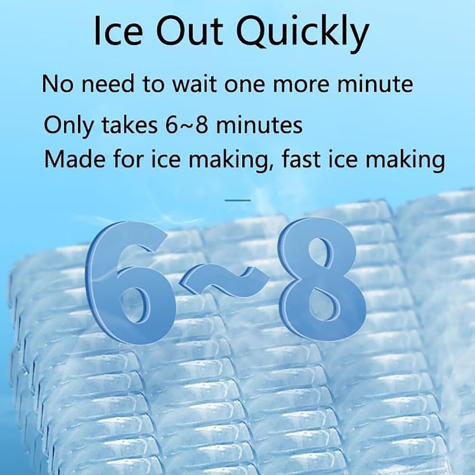 Portable Ice Cube Maker,Countertop Ice Maker,1.3L Self-Cleaning Electric Ice Dispenser with Ice Scoop & Ice Basket Ice Maker Machine with LED Display,for Home Office Bar Restaurant