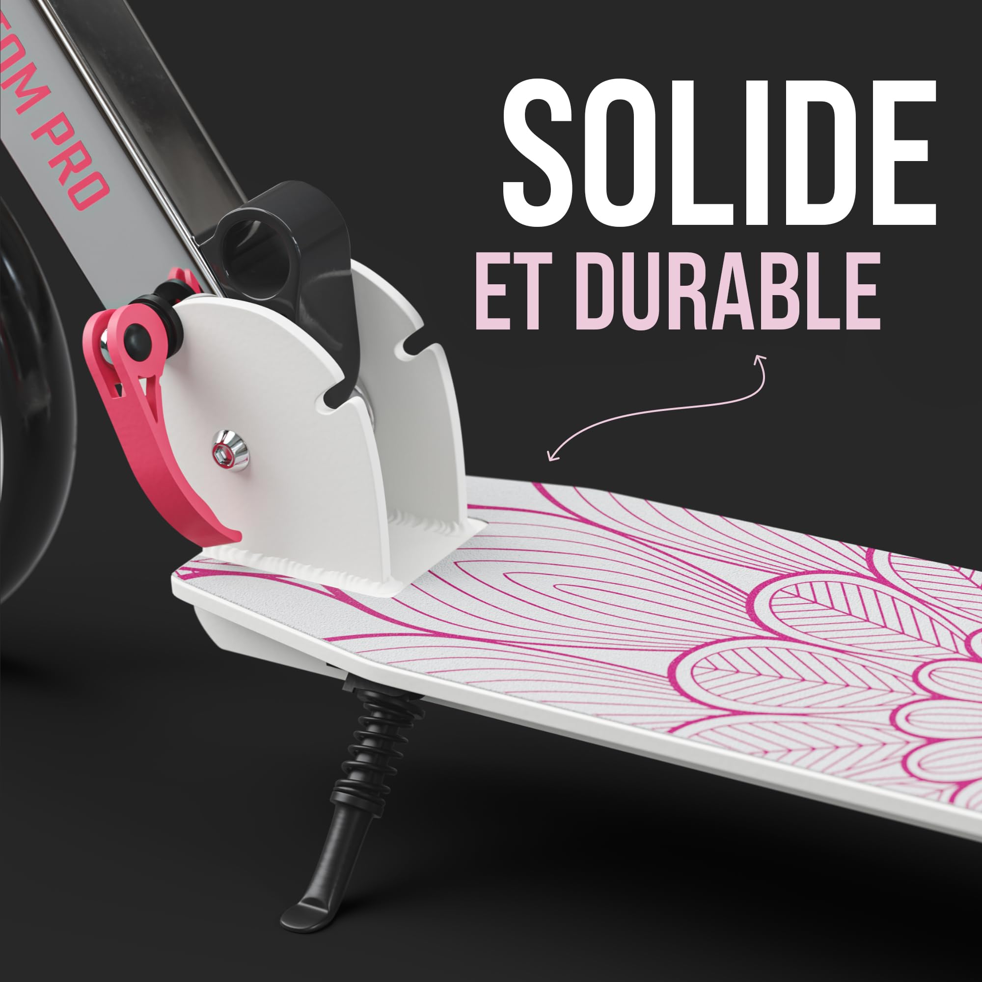 Apollo Trotinette aux Roues XXL - 200mm - Trotinette Freestyle de Ville Phantom Pro - City Scooter Pliable et à Hauteur Ajustable pour Adultes et Enfants