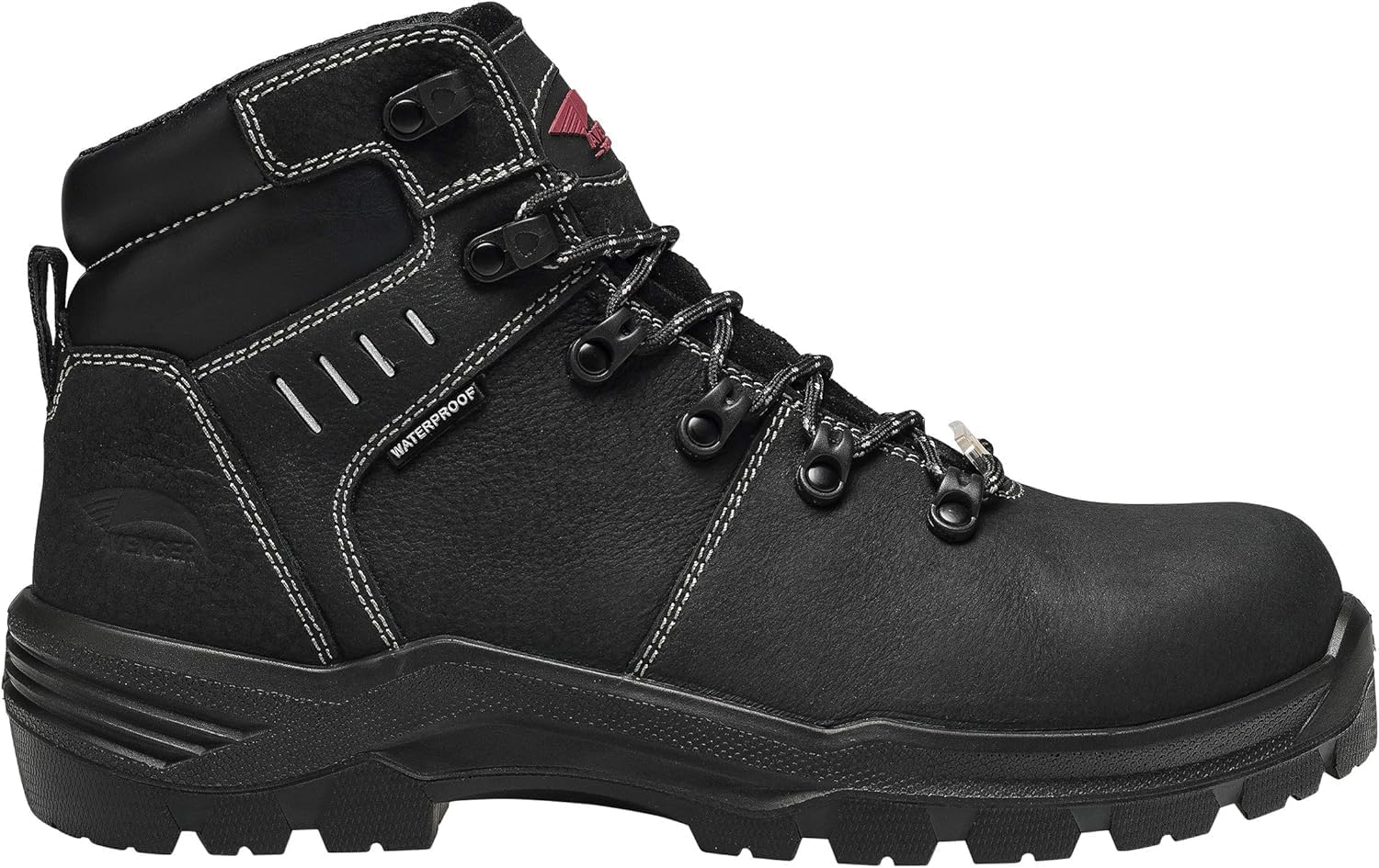 Avenger Foundation Work Boots for Men - Waterproof, Non-Slip, Puncture Resistant, EH, Carbon Toe Safety Shoes - ASTM F2413