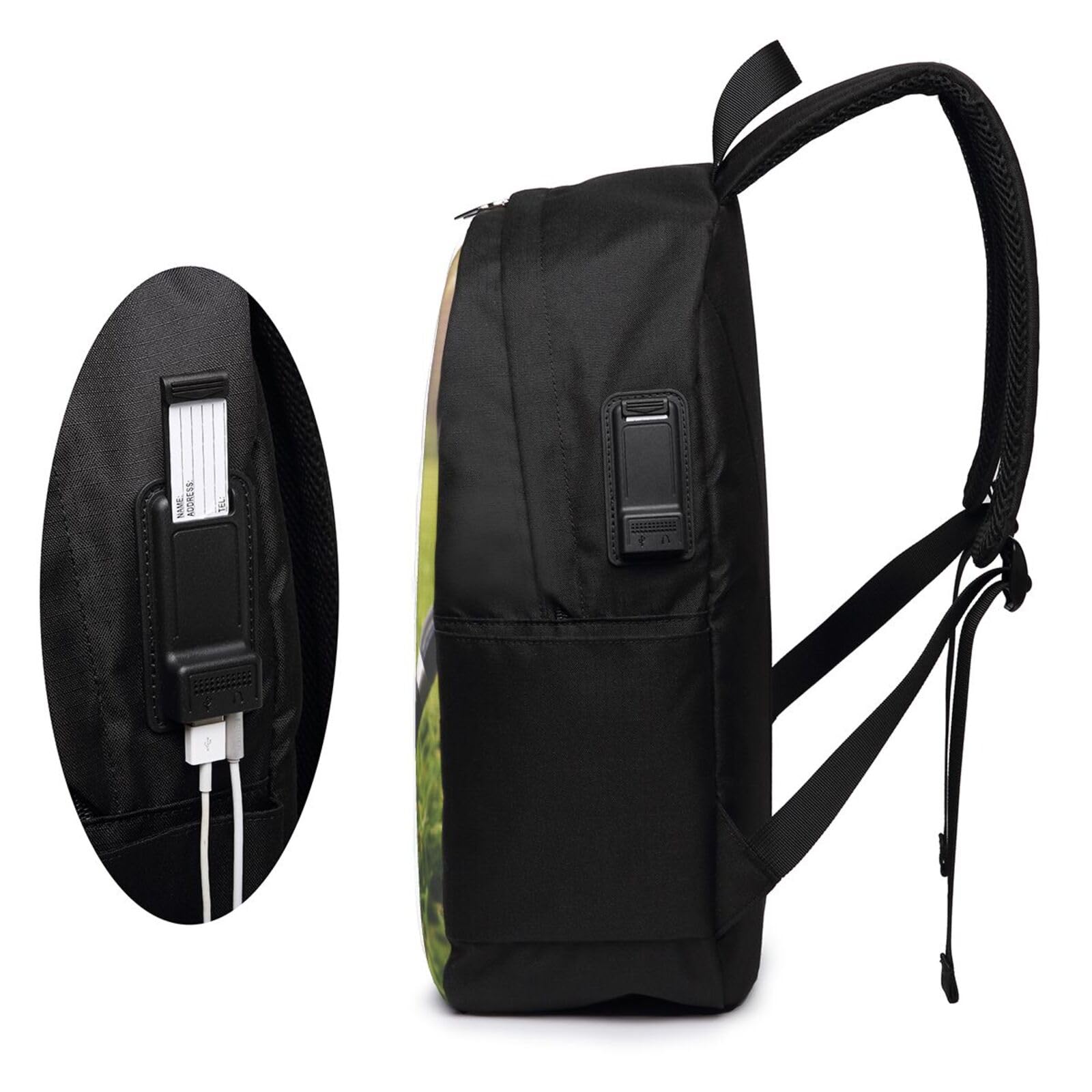 Zaino per computer portatile stampato galassia, Palla da golf