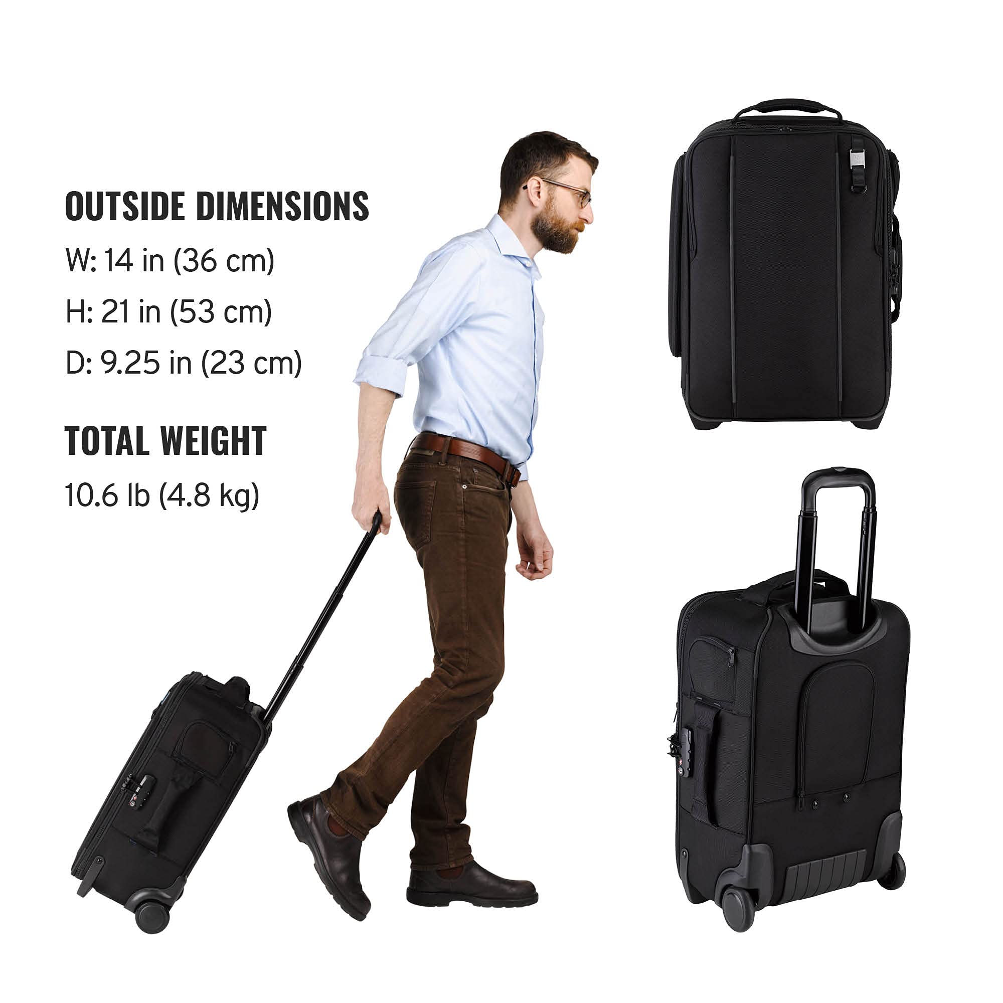 Amazon.com : Tenba Roadie Carry-on Compatible Roller 21 Rolling