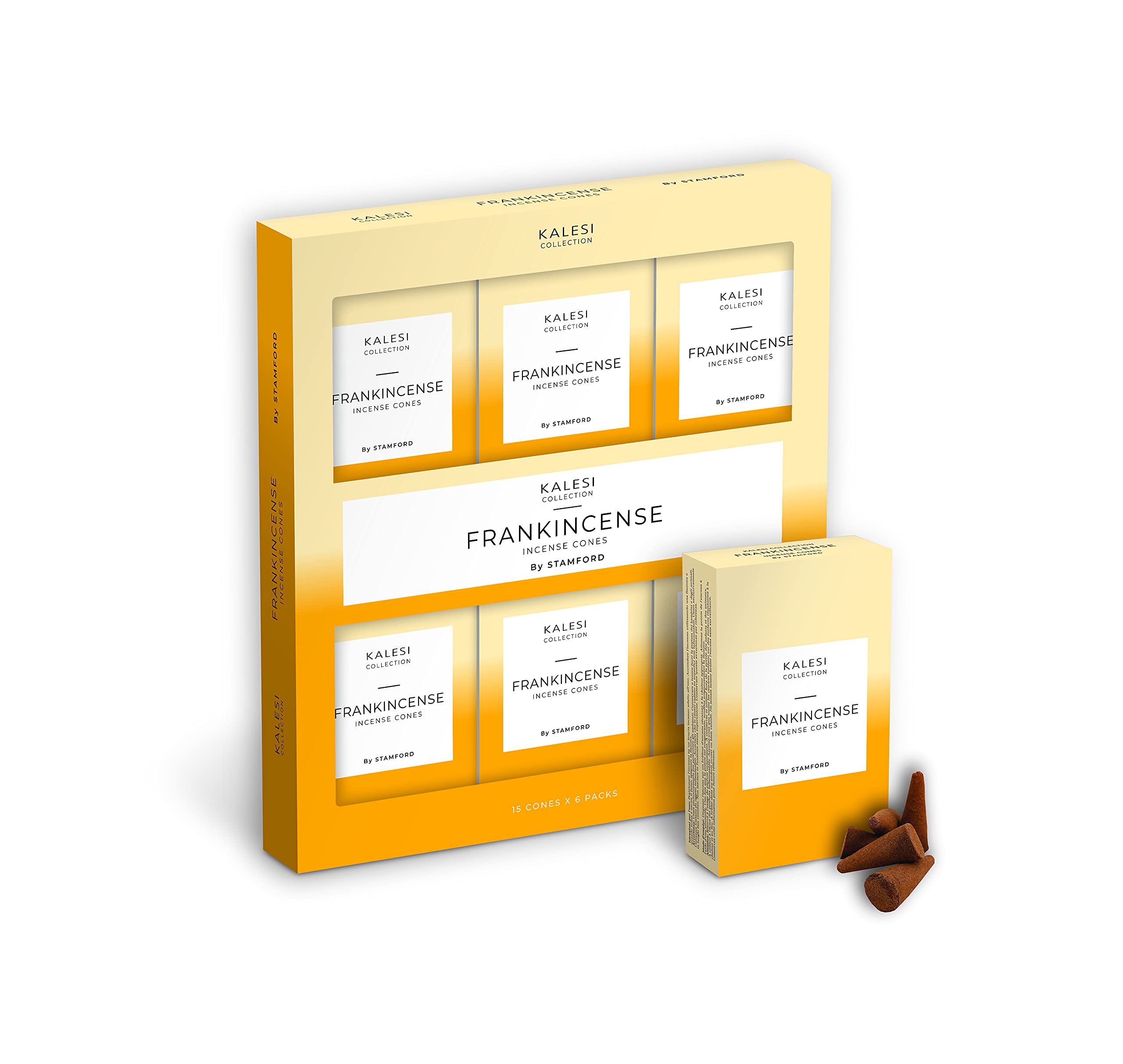 Kalesi Collection Frankincense Cones The By Stamford Frankincense Incense Cones - Pack Of 6,42202