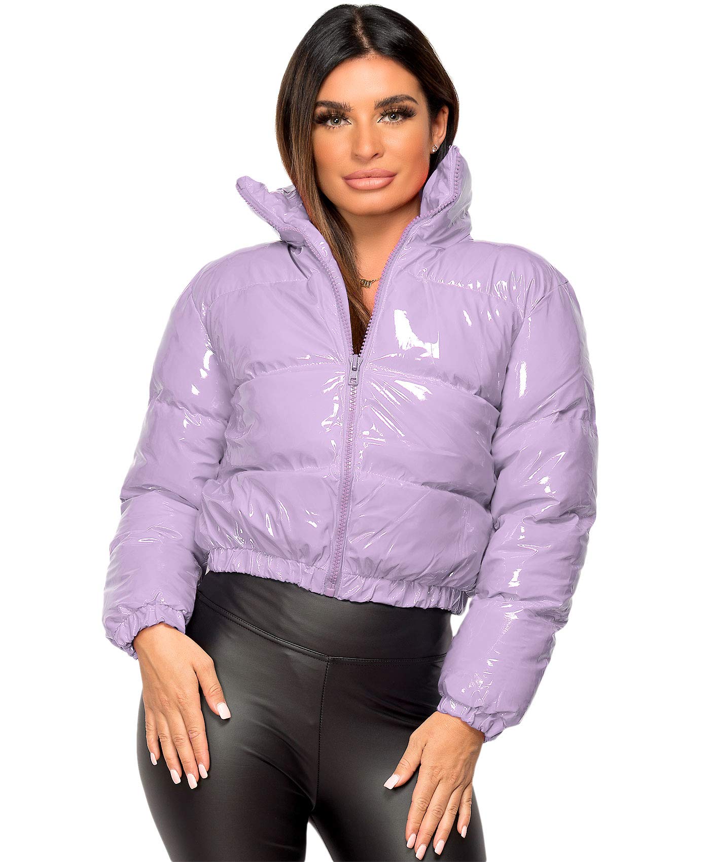 Jacket Womens Vinyl Hooded Puffer Jacket Buy Campus Sutra Womens