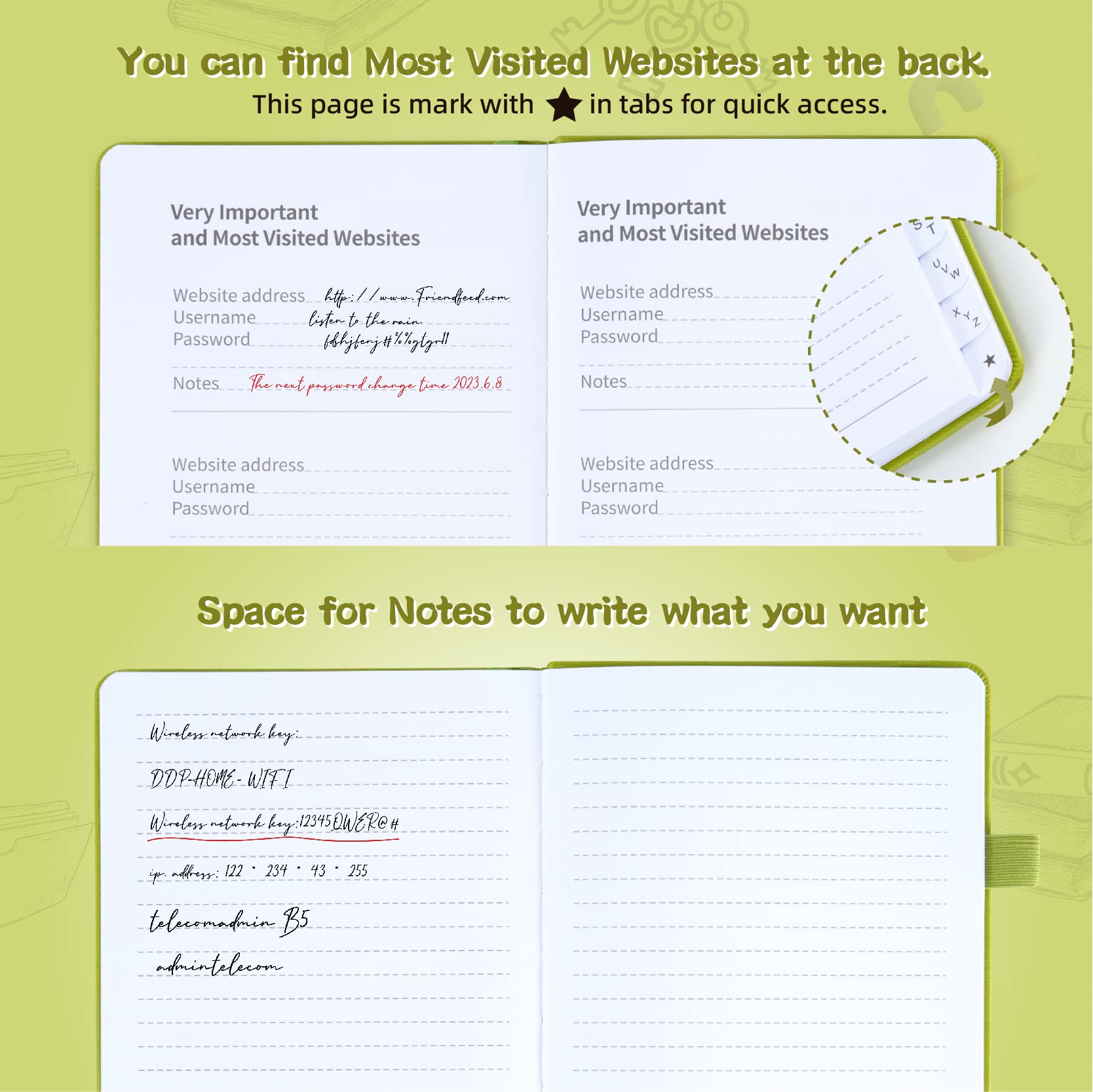 Carnet D'adresses Moleskine Grand Format Couverture Rigide Noir