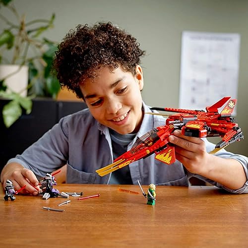 Miniatura 5 de LEGO NINJAGO Legacy Kai Fighter 71704 – Juego de construcción para niños con figuras de acción Ninja, (513 piezas)