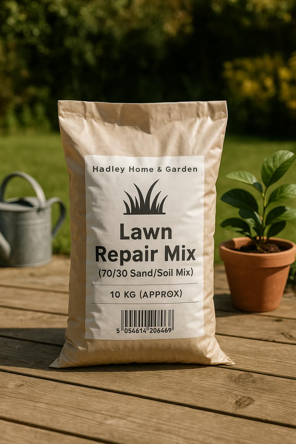 Hadley Home & Garden Lawn Repair Mix, 70/30 Sand/Soil Blend, 10 KG Bag for Garden Maintenance