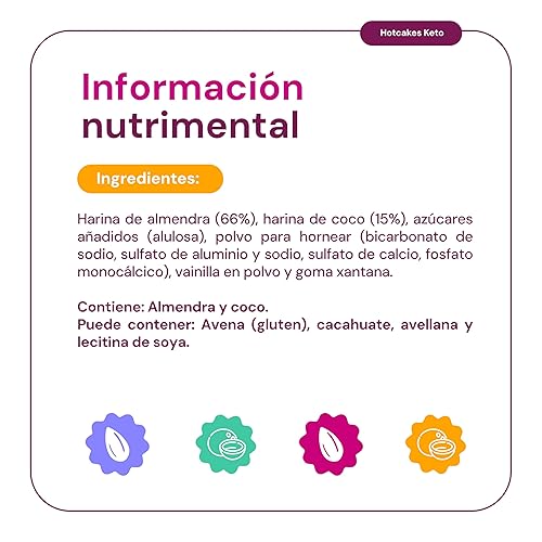 Miniatura 3 de Mezcla Keto para panqueques y waffles Morama, baja en carbohidratos, sin lácteos, vegana y naturalmente mezcla de harinas de almendras y coco para