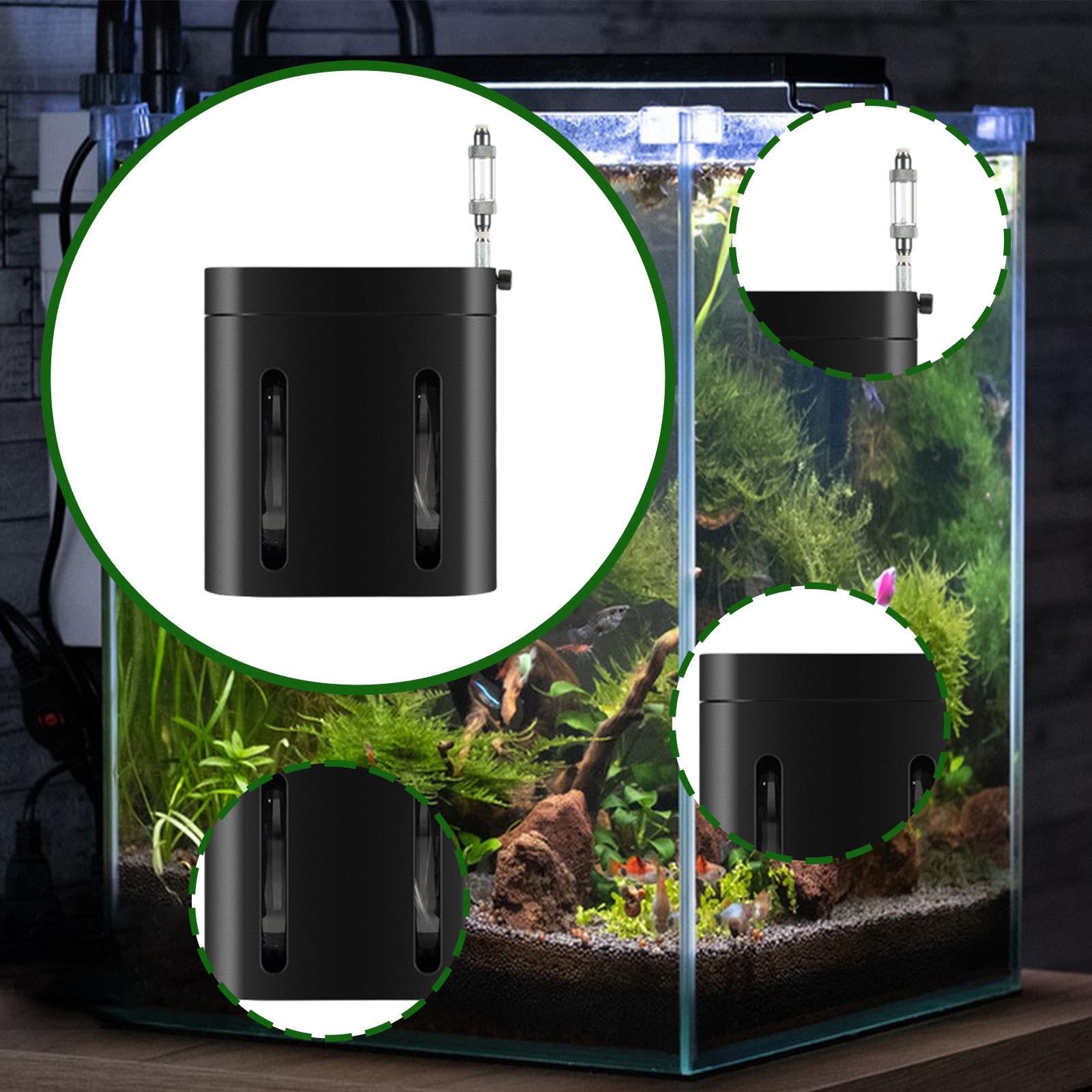 Generador de CO2 para Acuarios, Reactor de Dióxido de Carbono Mejorado