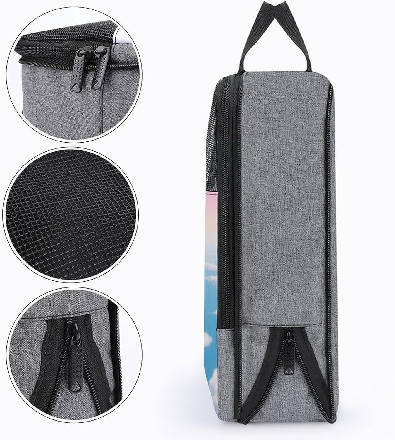 Travel Shoes Bag, The Ruined Garden of Laputa, The Castle in The Sky Travel Bags for Shoes, Travel, Sports, Foldable Shoe Pouch for Men And Women