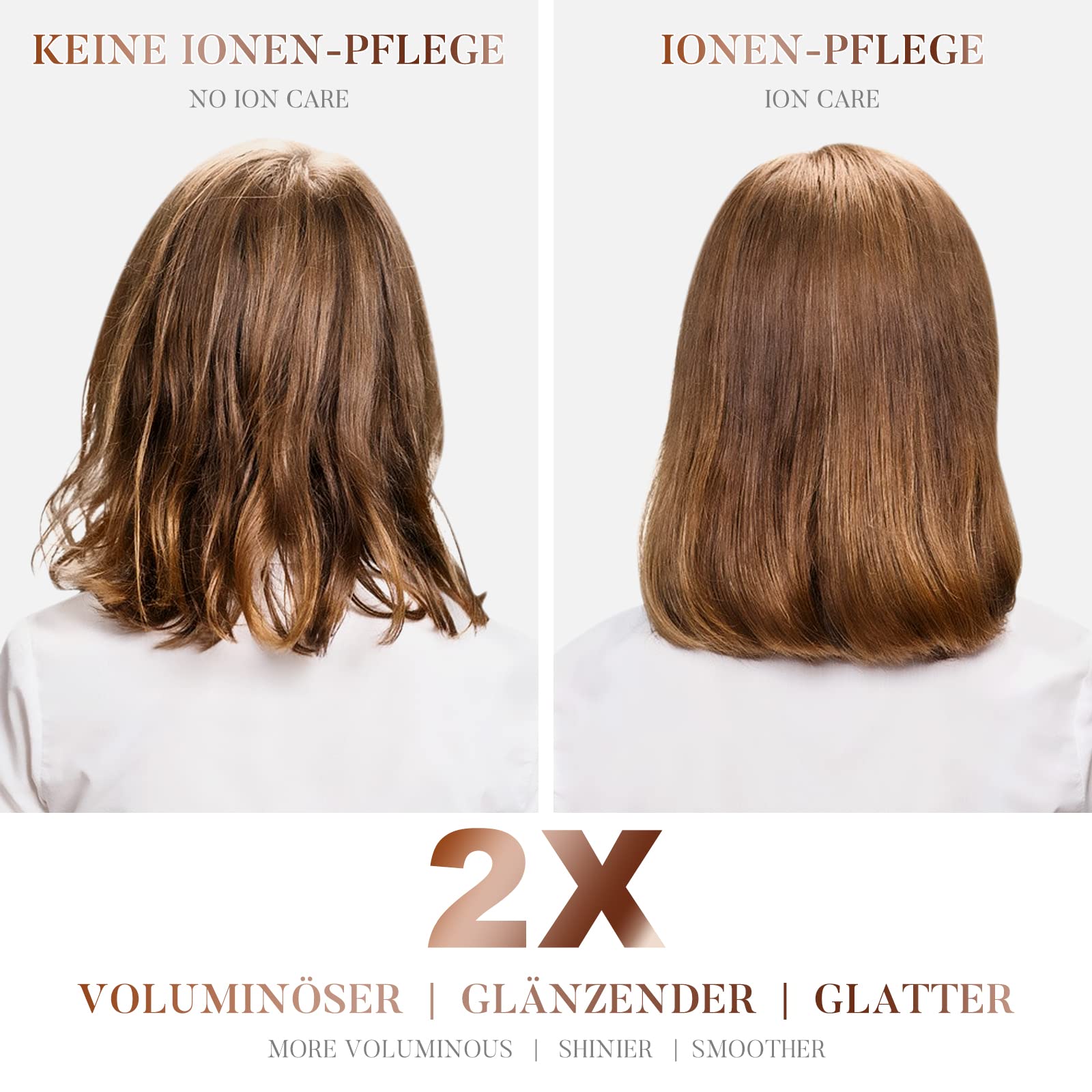 One-Step Szczotka do Ciepłego Powietrza, PARWIN PRO BEAUTY 4 w 1 Owalny Volumizer do Suszenia, Wygładzania, Tworzenia Objętości i Stylizacji, Pielęgnacja Jonowa, 1000 wat, Biały