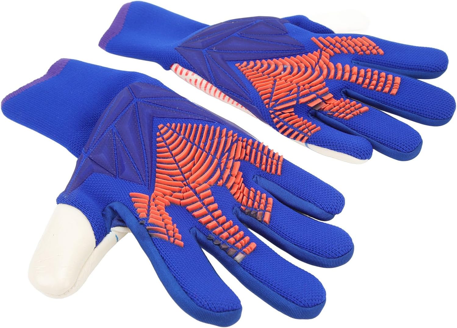 Keenso Renegade GK Apex Strapless Professional Soccer Goalie Gloves |5.5 | 4+5MM EXT Contact Grip | Sizes 6-12
