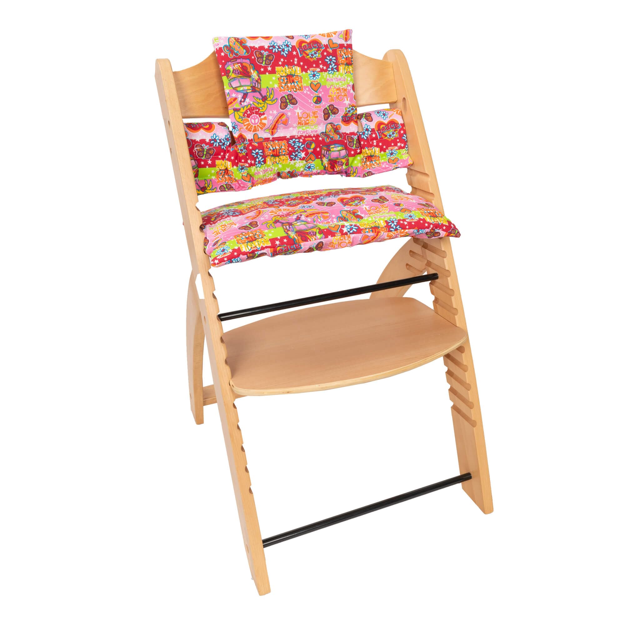 Stokke High Chair Cushion Cover Compatible with Stokke, Stokke Tripp Trapp, Trip Trap Stokke, Stokke Evolutionary High Chair and Stokke Highchair (Hippie Fuchsia)