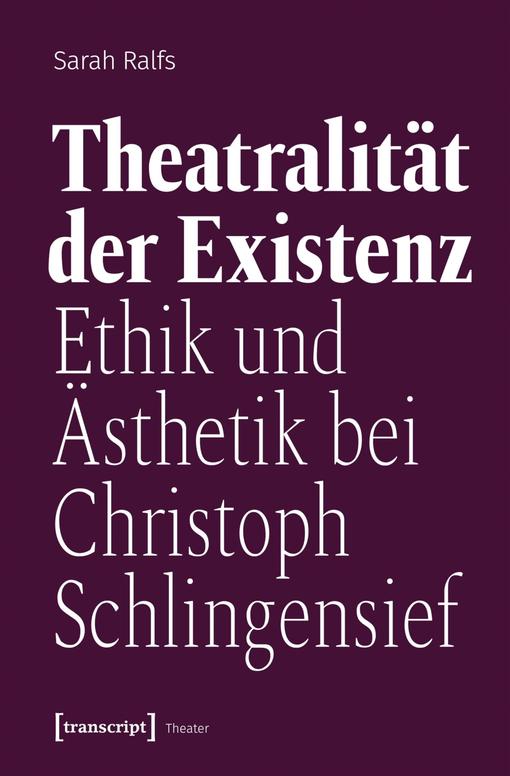 Christoph Schlingensief edition de collection Theater 121
