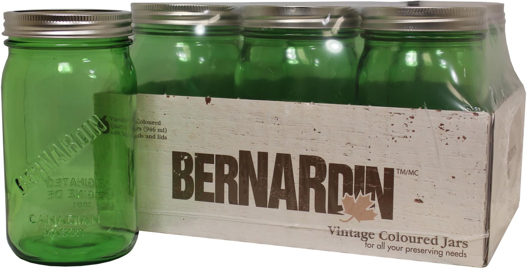 Ball Jar 'Modern Design' Bernardin Mason Jars with Wide