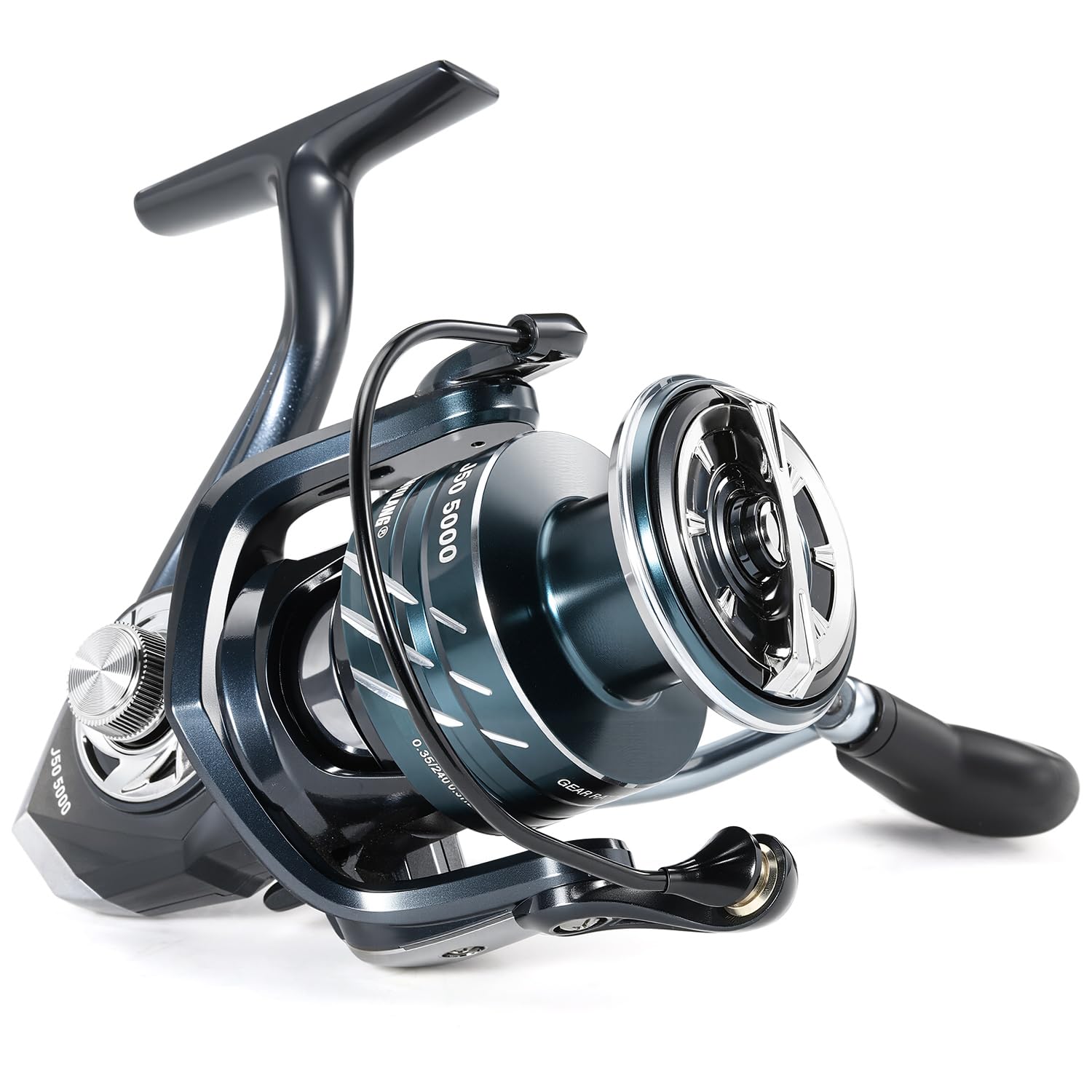 Sougayilang Spinning Fishing Reel,5.0:1/4.7:1 Gear Ratio,3+1BB High Strength Aluminum Design,Ultra-Smooth Operation with Free Balance Bar,1000series : Sports & Outdoors