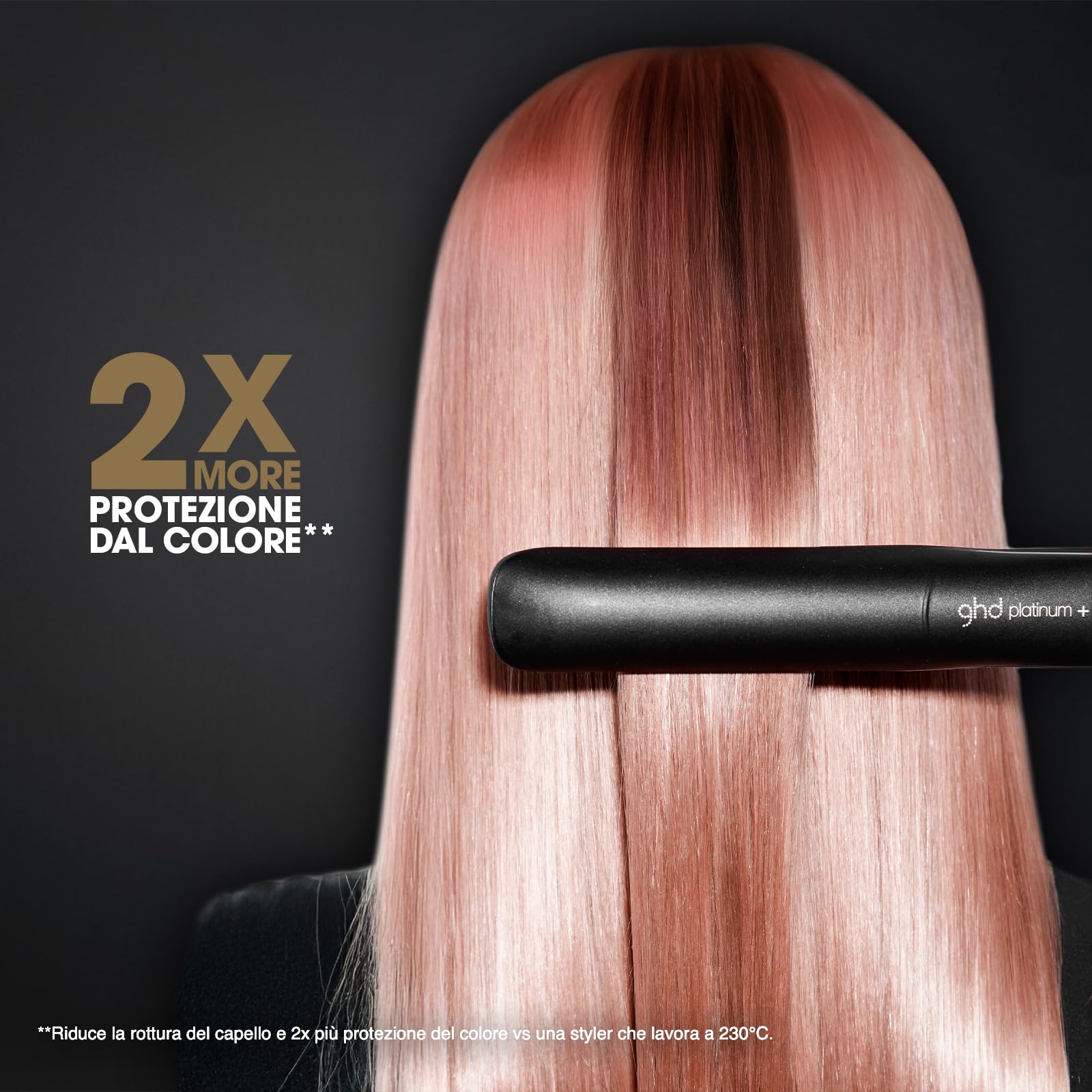 ghd Platinum+, Piastra Capelli Professionale Smart, Styler Intelligente con Predictive Technology, Lucentezza Durevole, Protezione Colore, Adatta a Tutti i Tipi di Capelli, 26 mm