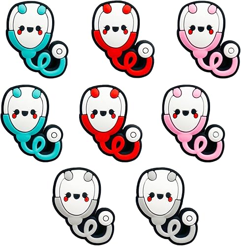 12 cuentas focales de silicona, cuentas de silicona para enfermeras, cuentas de silicona a granel, cuentas focales de silicona para personajes,