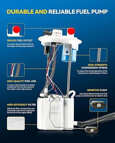 Miniatura 188 de PHILTOP Electric Fuel Pump Assembly Fits For Chevrolet S10 1985-1991, GMC S15 1985-1990, GMC Sonoma 1991, GMC Syclone 1991, SP06B1H