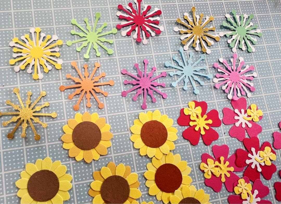 Amazon.co.jp: クラフトパンチ ひまわり ハイビスカス 花火 夏クラフト