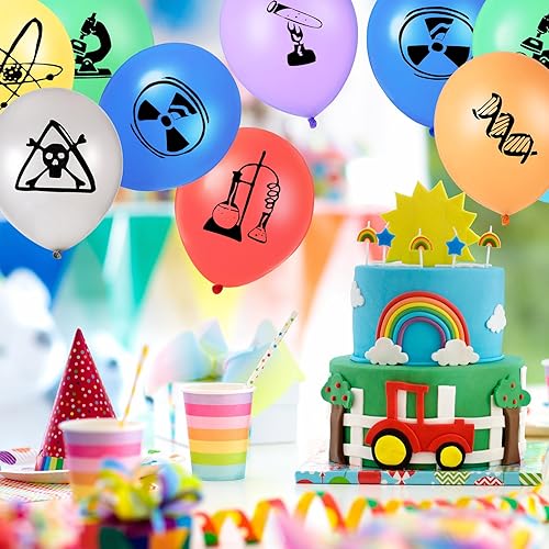 Miniatura 6 de 40 globos de ciencia para fiestas, globos de látex de ciencia, decoraciones de fiesta de cumpleaños para científicos, laboratorio, vacaciones,