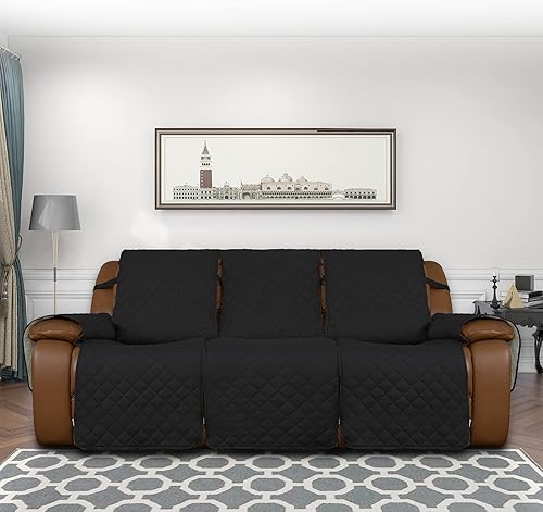 Miniatura 2 de Easy-Going Funda de sofá reclinable, funda de sofá reversible para sillón reclinable de 3 asientos, funda de sofá dividida para cada asiento,
