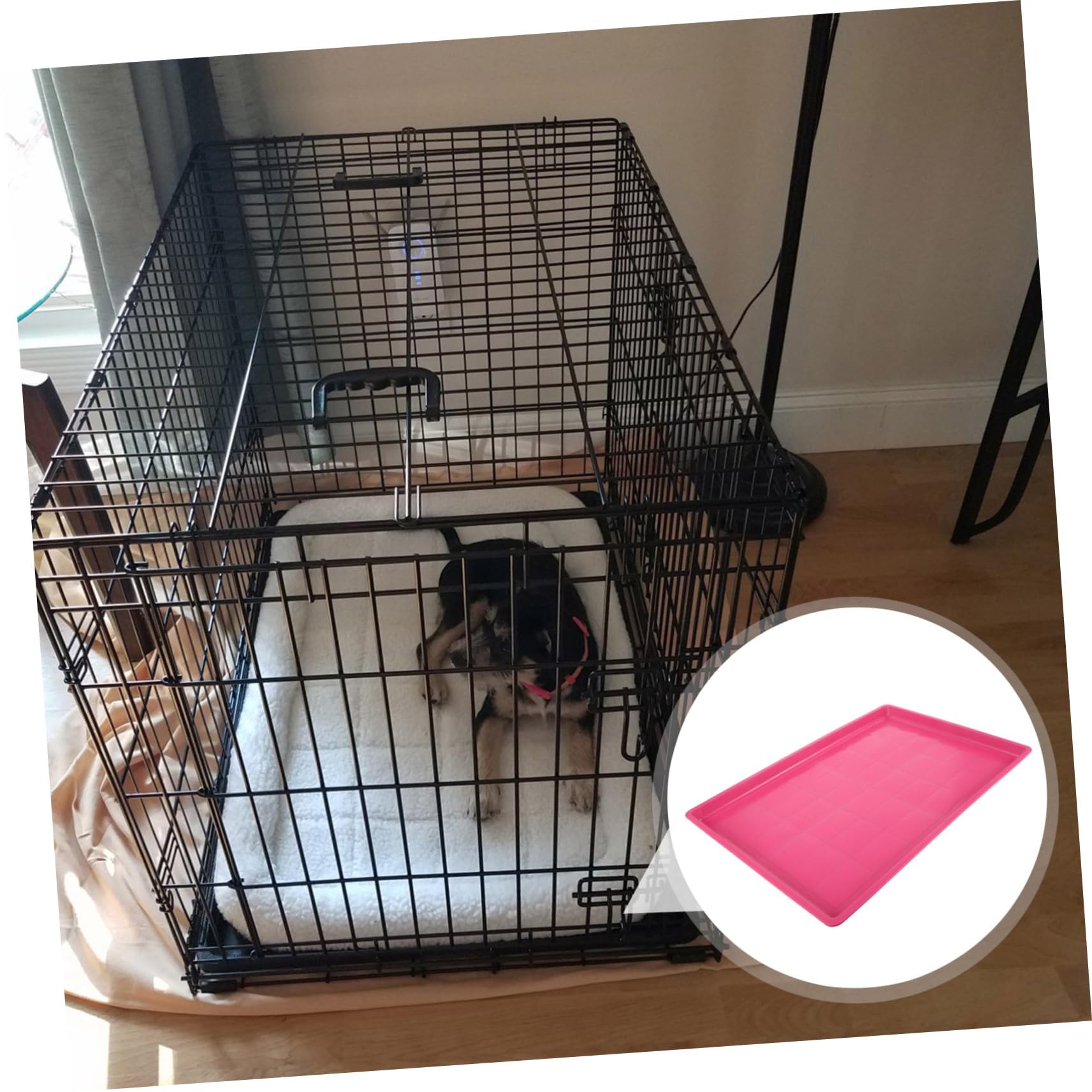 SUPVOX Bac de Fond de Cage en Plastique Stable et Facile à Utiliser pour Animaux, Adapté aux Cochons d'Inde et Poussins, pour Jardin ou Maison