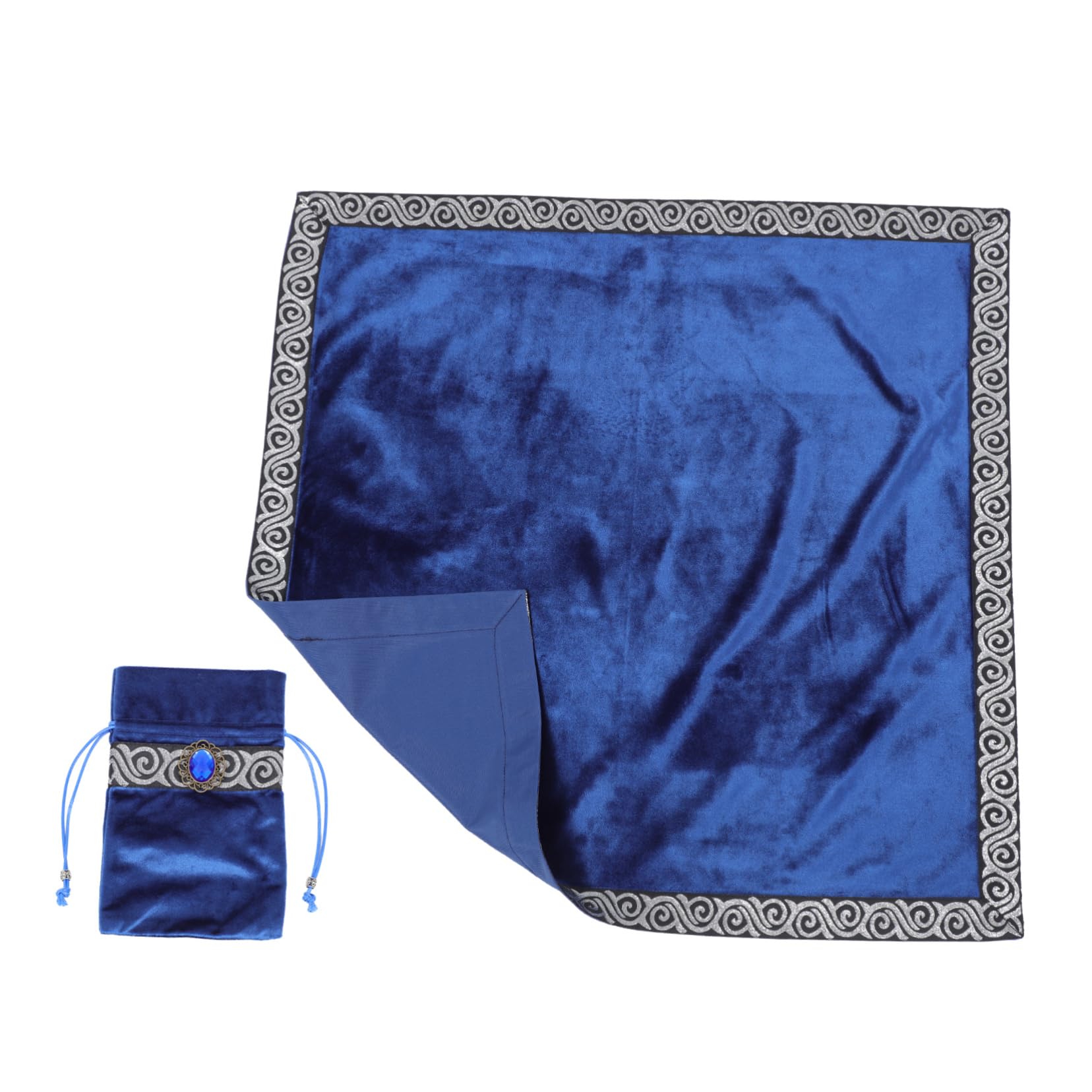 Nappe de tarot et pochette Cabilock pour vos rituels sacrés