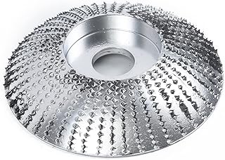 YJLLOVE 1 pièce Meuleuses à découper de la Sculpture de Sculpture en Forme de broyeur d'angle meulage meulage Exportation de ponçage Bois d'abrasif (Color : Silver)