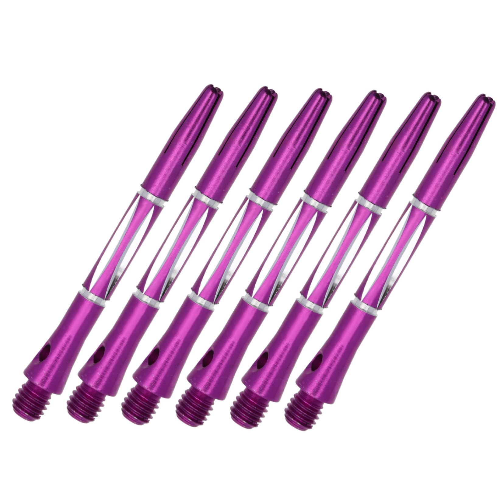 Toddmomy Flights Set 6pcs Aluminum Shafts Threaded Metal Shafts for Accurate Throwing Control