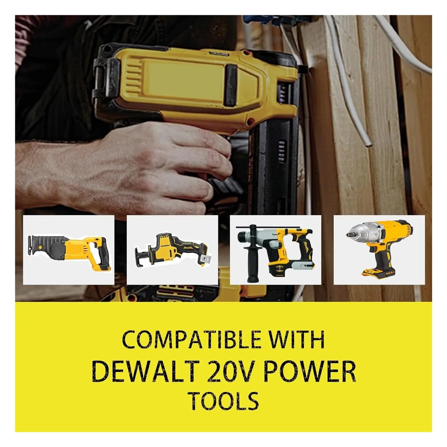 Batteria sostitutiva agli ioni di litio MAX da 20 V compatibile for DeWalt DCB201 DCB204 DCB206 DCB207 - Capacità 3,0 Ah - Opzioni confezione 1/2/4(Red)