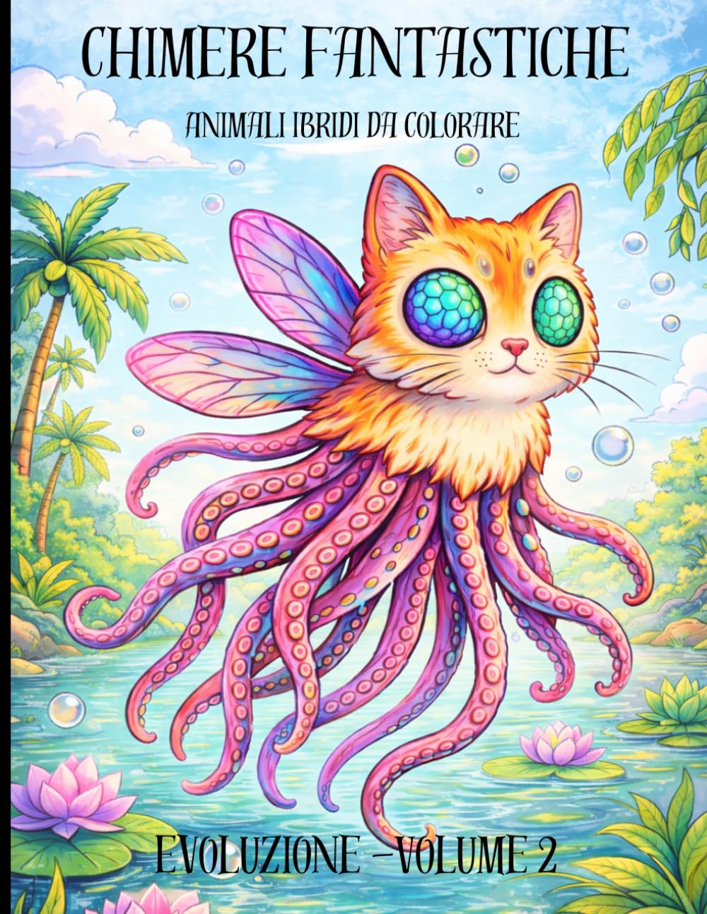 Chimere Fantastiche: Animali Ibridi da Colorare per Adulti e Ragazzi - Volume 2