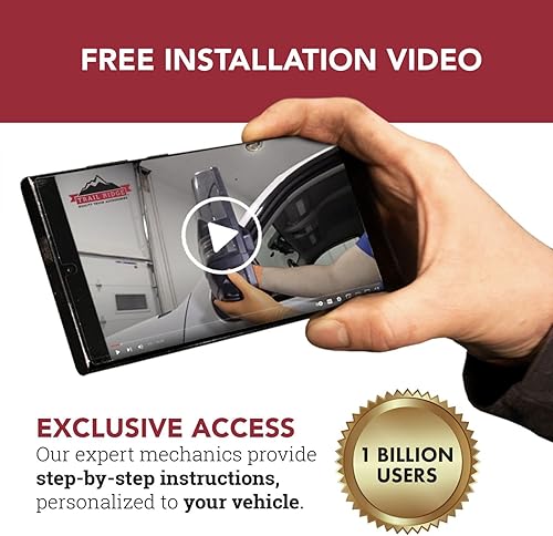 Miniatura 3 de Trail Ridge Espejo de remolque Luz de señal de giro Lente LH Ahumado RH Par Set para 99-12 Ford Truck