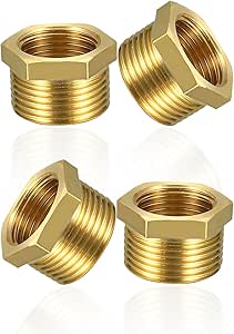 Adaptateur Réducteur Fileté En Laiton - Du 1/8" Au 3/4" - Pour Raccorder Des Tuyaux De Différents Diamètres