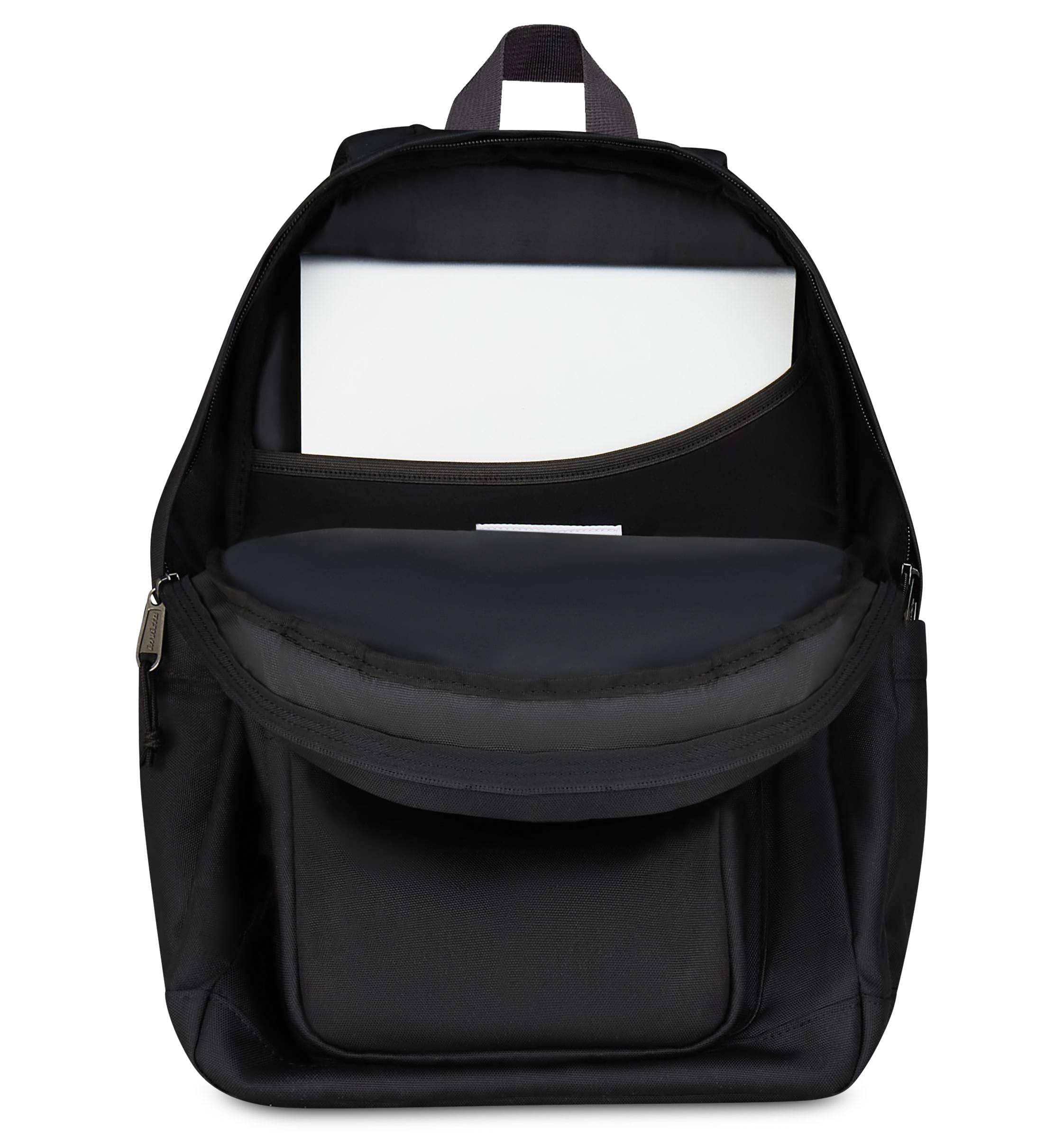 Invicta Jelek Zaino Scuola Media Ragazzo Ragazza, Scuola Superiore, Tinta Unita, Scomparto PC, Tasca Borraccia, nero