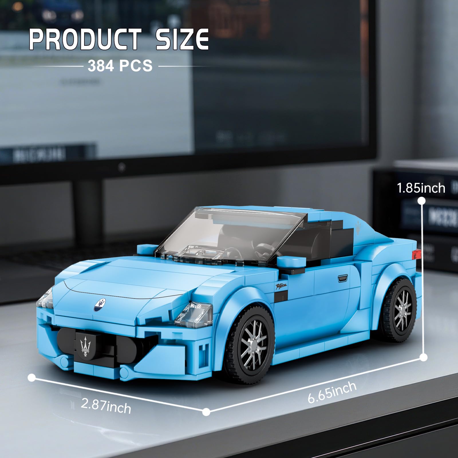Reobrix Mini Auto Sportiva Giocattolo Mattoncini, Modellini