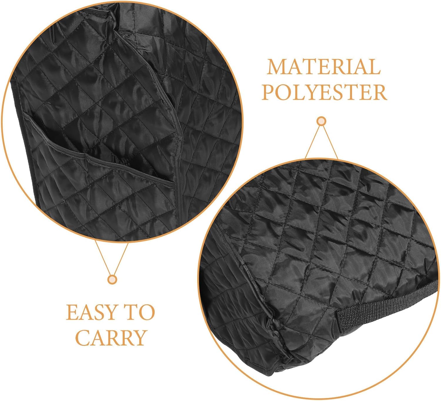 Black Dust Blender Cover for Polyester Appliances Kitchen | Precise Fit Design, Easy to Clean and Stable, Versatile Countertop Protector for Kitchen Use