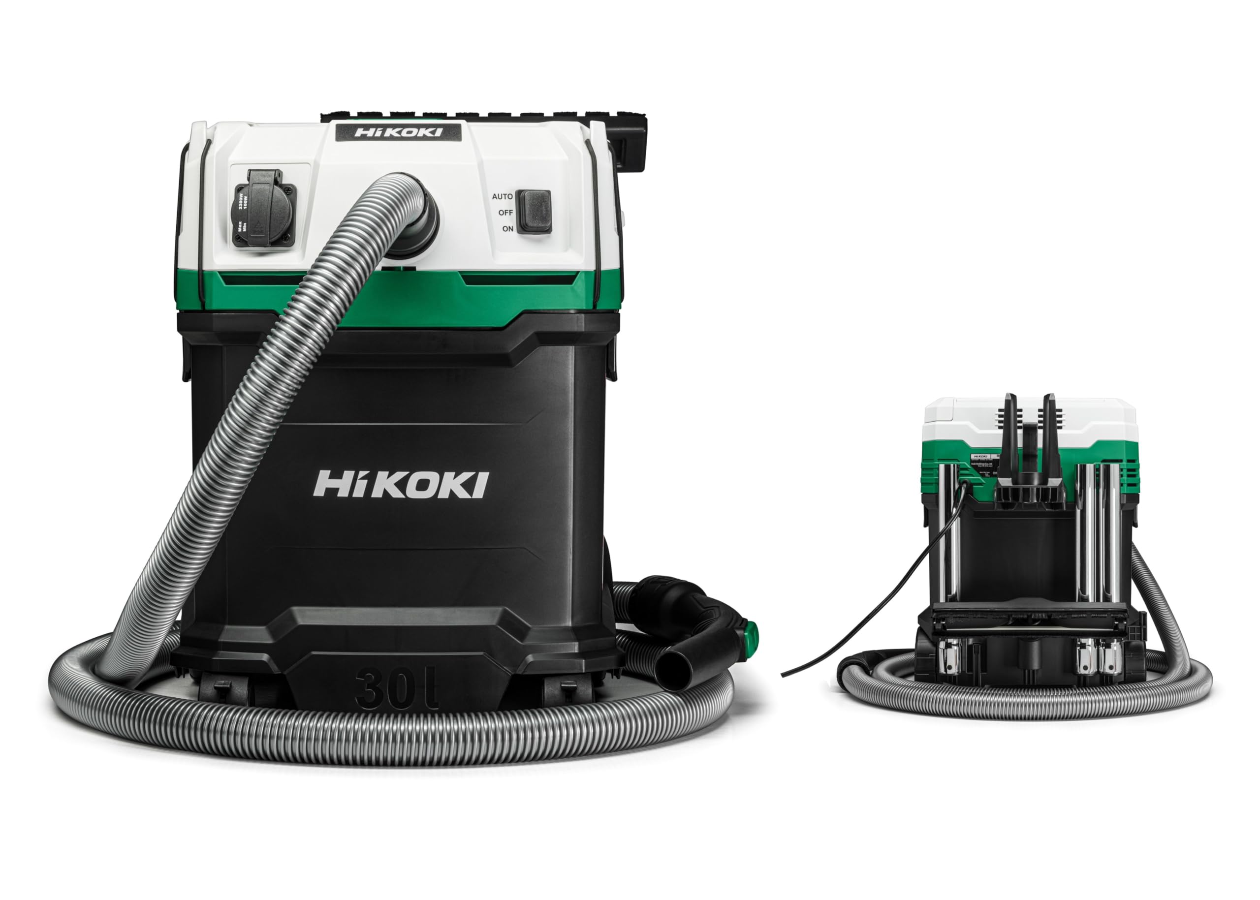 HIKOKI RP300YLWAZ - Aspirapolvere a umido e secco, multicolore, 1200 W, 30 litri